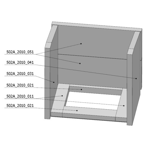 Šamotová komora komplet SORBAS s TV  